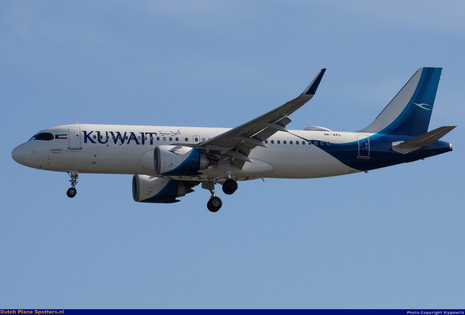9K-AKL Airbus A320neo Kuwait Airways by Sippowitz