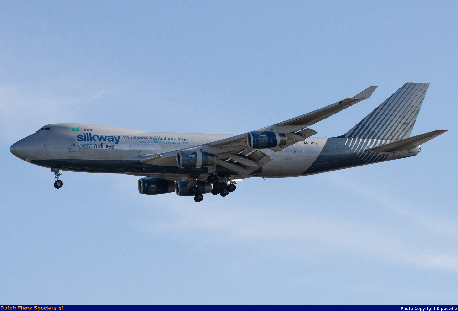 4K-BCI Boeing 747-400 Silk Way West Airlines by Sippowitz