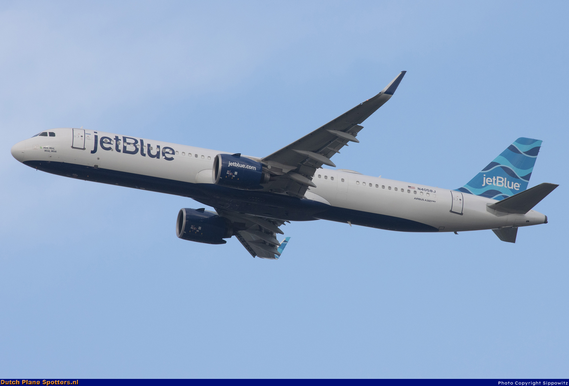 N4058J Airbus A321neo jetBlue Airways by Sippowitz