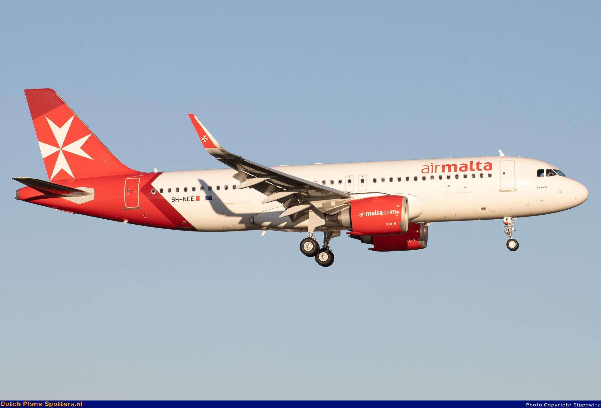9H-NEE Airbus A320neo Air Malta by Sippowitz