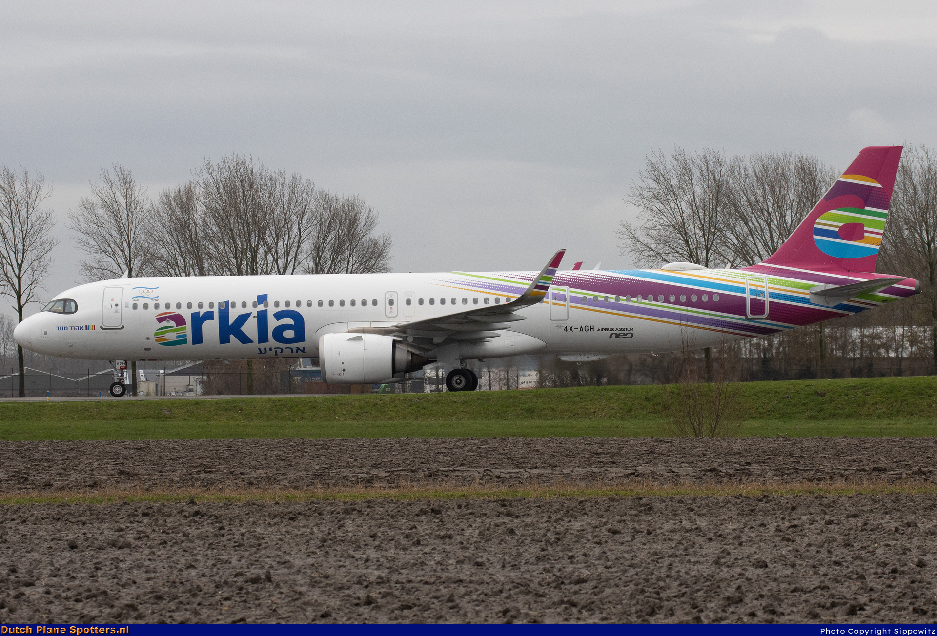 4X-AGH Airbus A321neo Arkia Israeli Airlines by Sippowitz