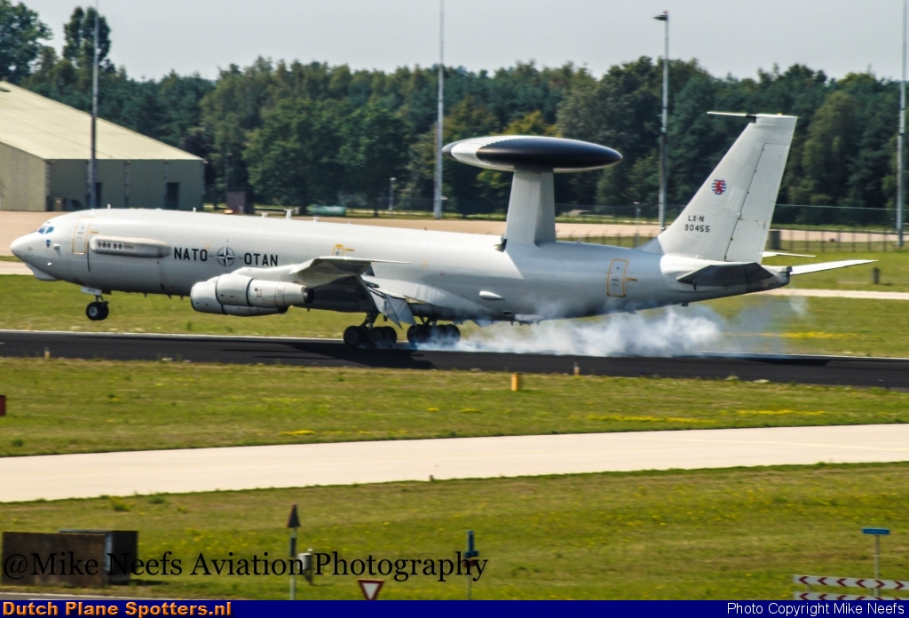 LX-N90455 Boeing E-3 Sentry MIL - NATO Airborne Early Warning Force by Mike Neefs