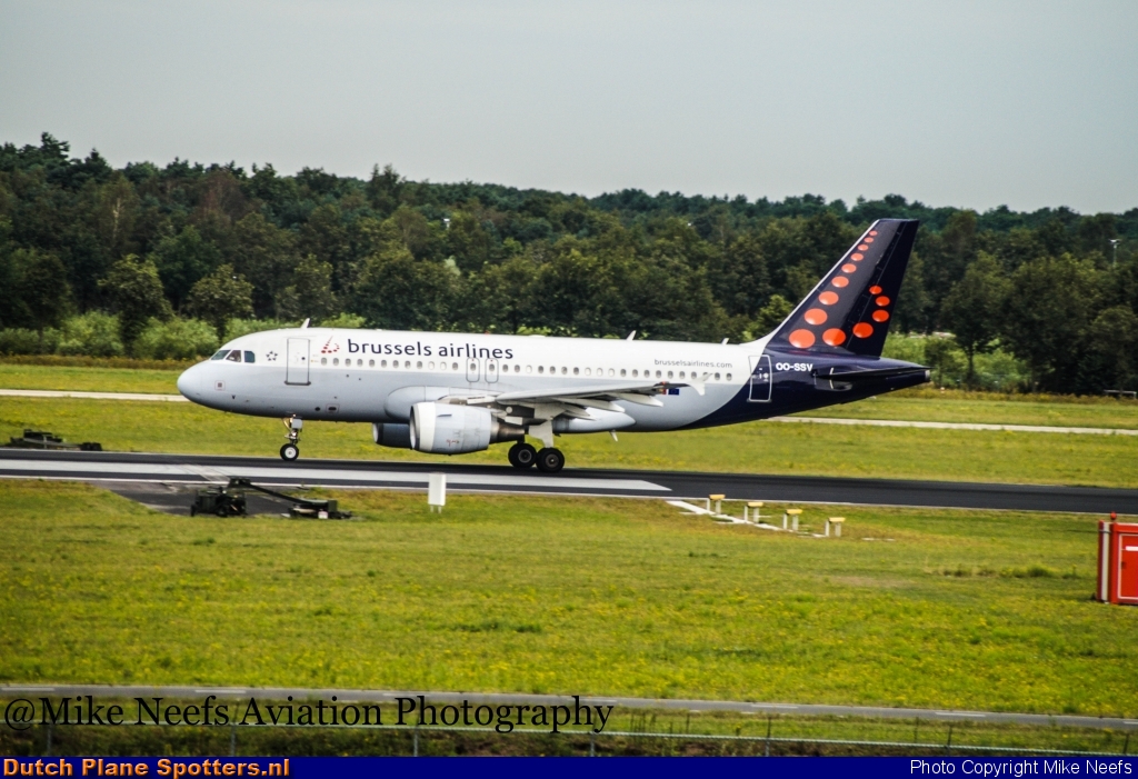 OO-SSV Airbus A319 Brussels Airlines by Mike Neefs
