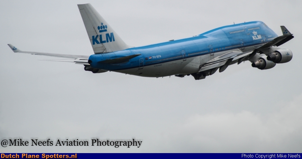 PH-BFN Boeing 747-400 KLM Royal Dutch Airlines by Mike Neefs