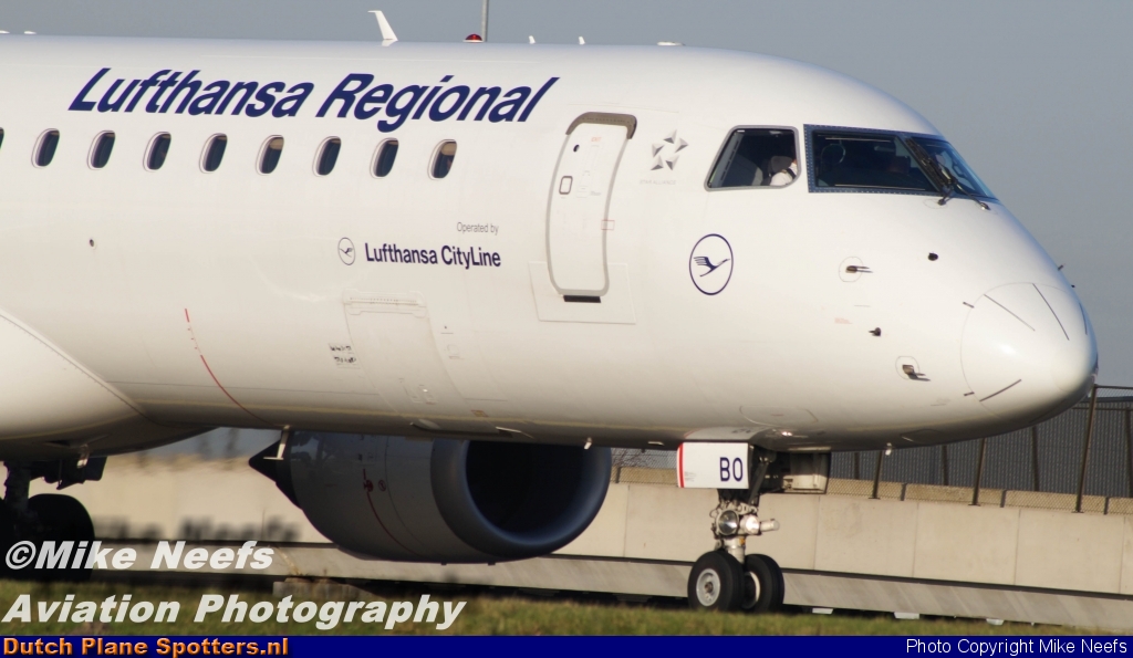 D-AEBO Embraer 195 CityLine (Lufthansa Regional) by Mike Neefs