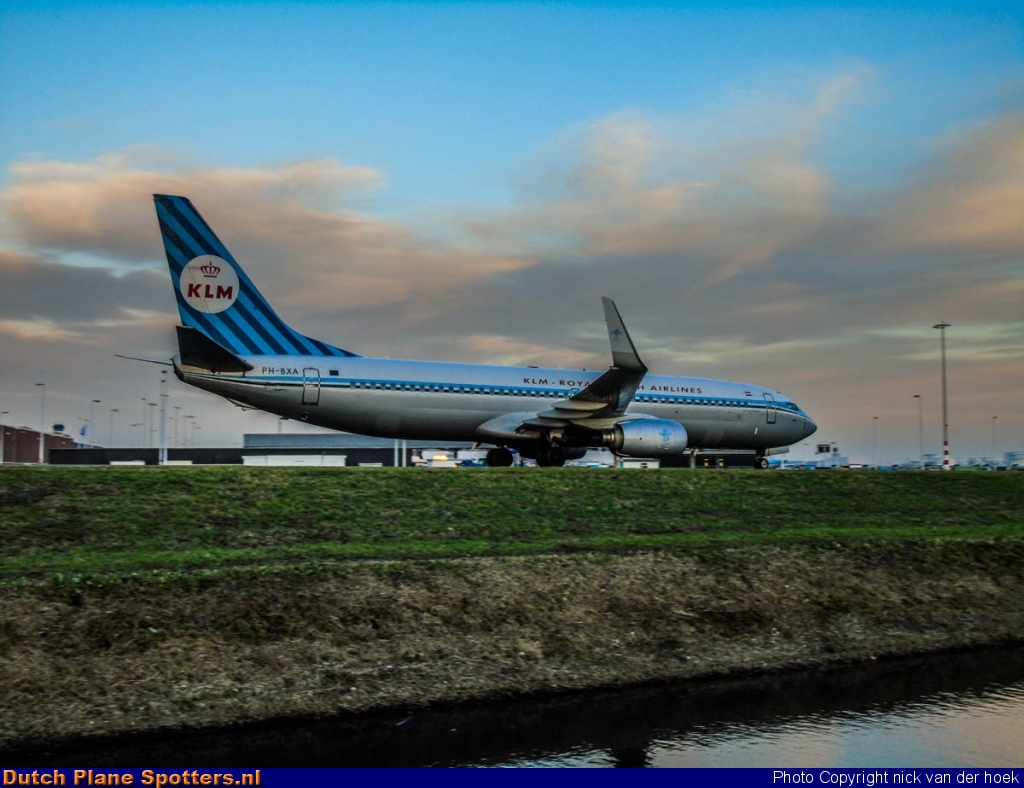 PH-BXA Boeing 737-800 KLM Royal Dutch Airlines by nick van der hoek