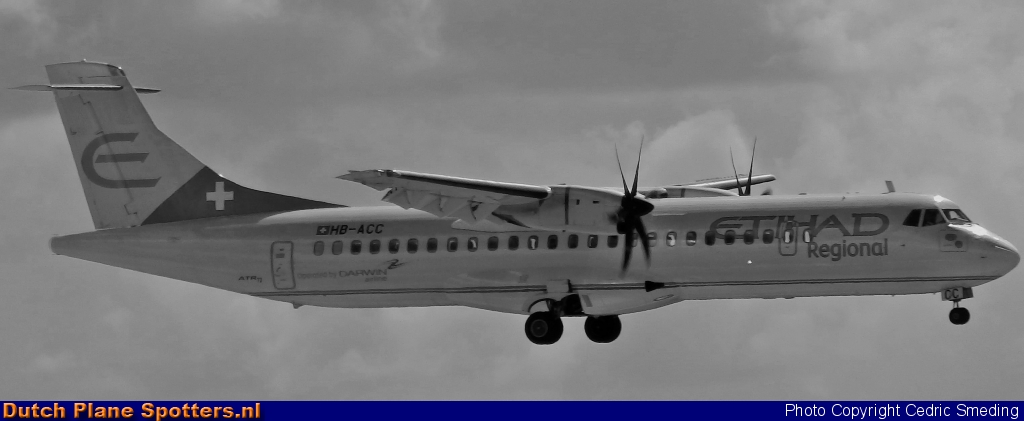 HB-ACC ATR 72 Darwin Airline (Etihad Regional) by Cedric Smeding