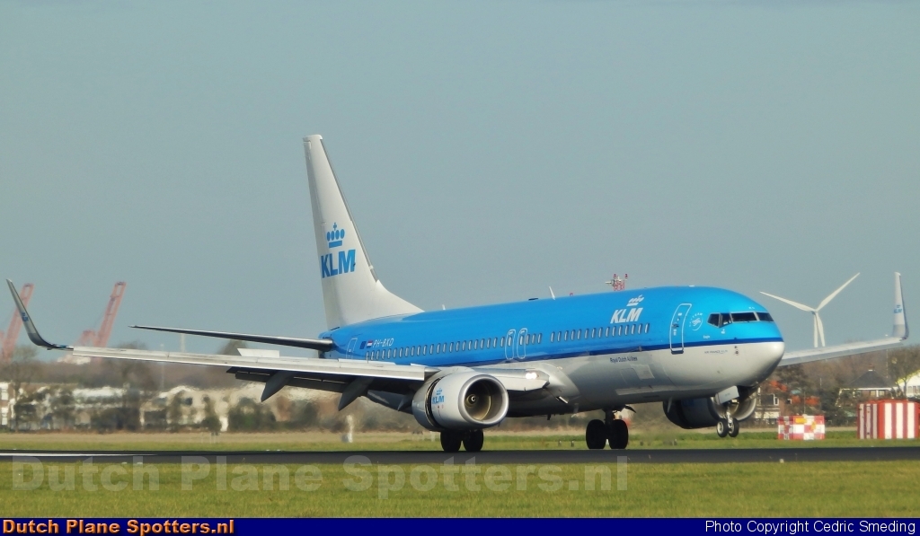 PH-BXD Boeing 737-800 KLM Royal Dutch Airlines by Cedric Smeding