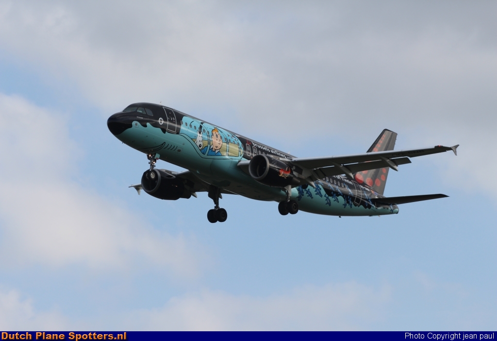 OO-SNB Airbus A320 Brussels Airlines by jean paul