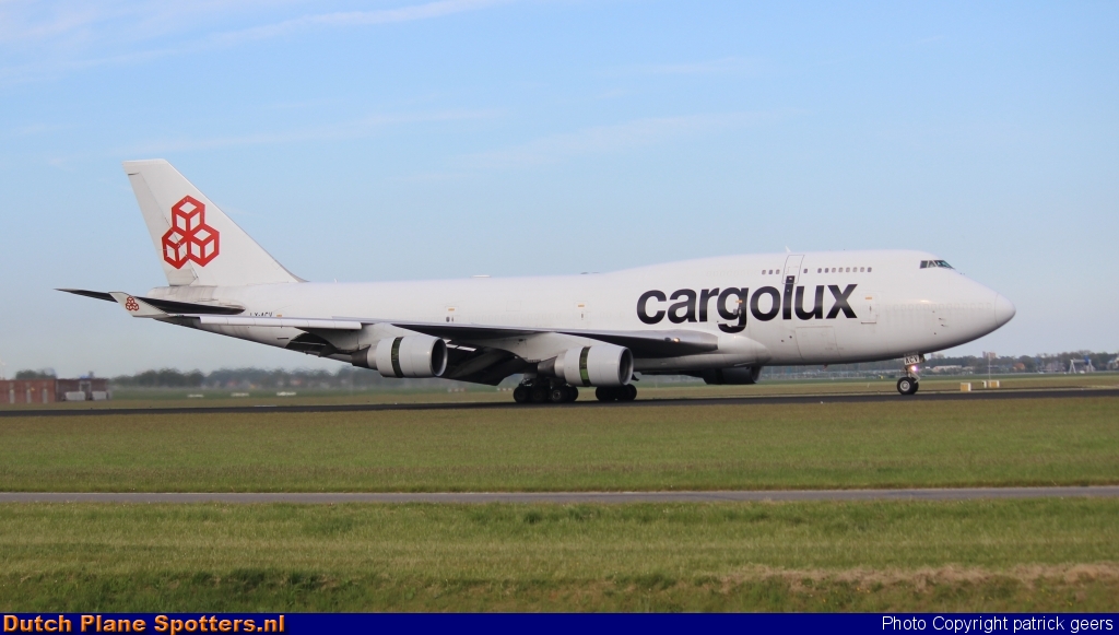 LX-ACV Boeing 747-400 Cargolux by patrick geers