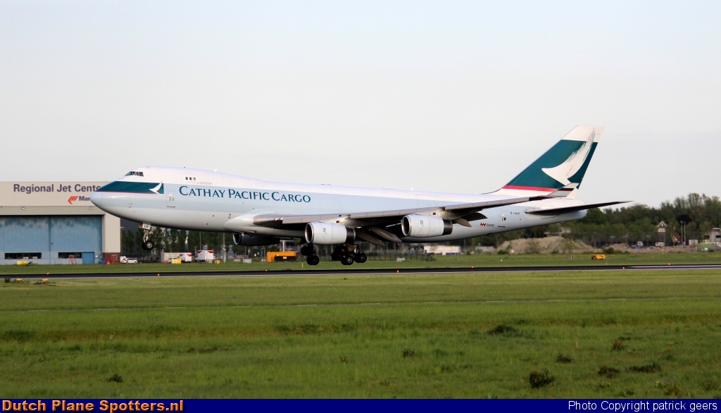 B-HUP Boeing 747-400 Cathay Pacific Cargo by patrick geers