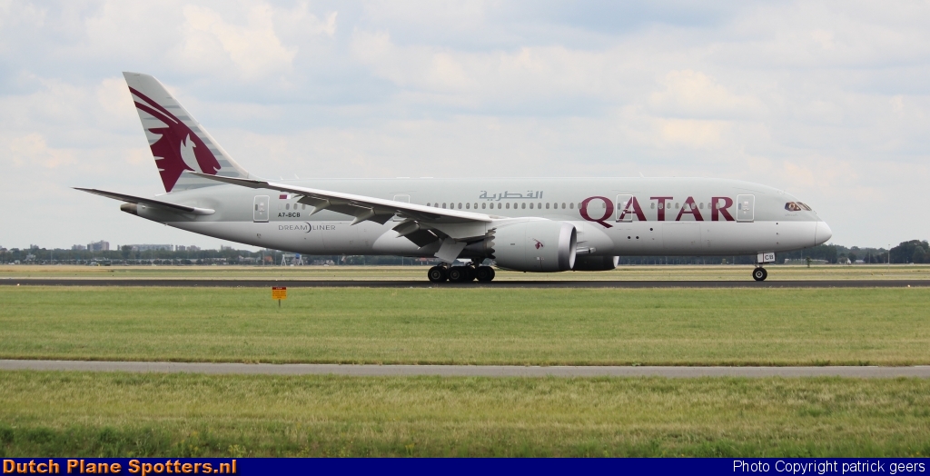 A7-BCB Boeing 787-8 Dreamliner Qatar Airways by patrick geers