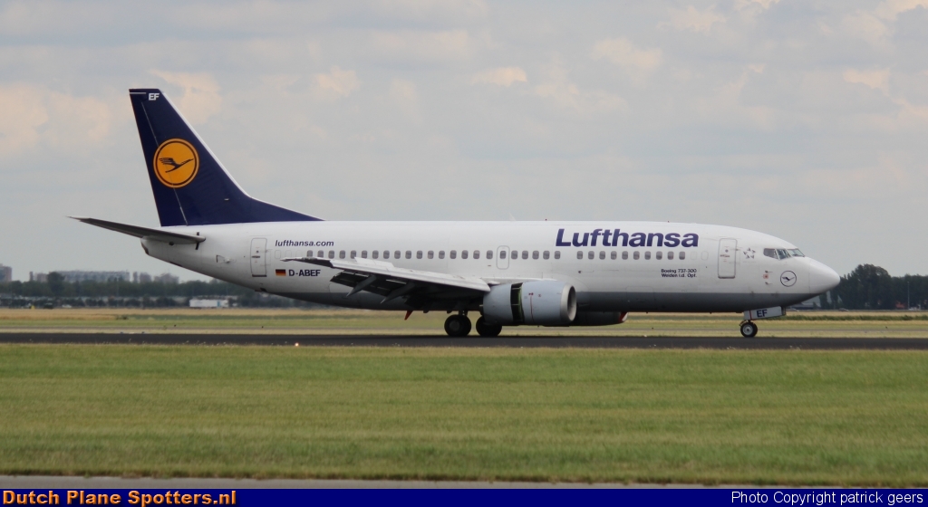 D-ABEF Boeing 737-300 Lufthansa by patrick geers