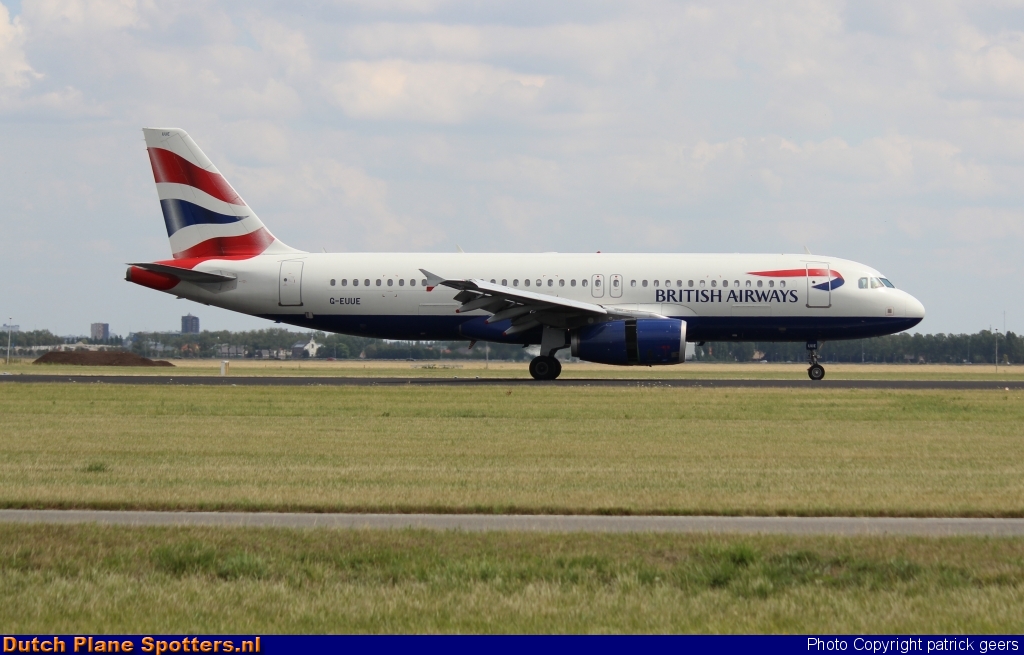G-EUUE Airbus A320 British Airways by patrick geers