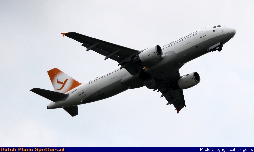 TC-FHC Airbus A320 Freebird Airlines by patrick geers