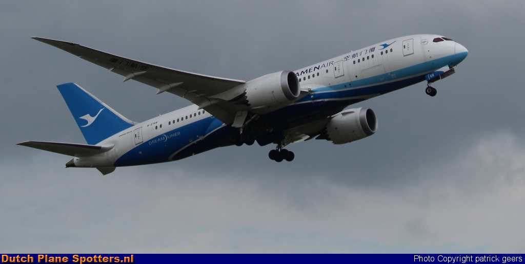 B-2768 Boeing 787-8 Dreamliner Xiamen Airlines by patrick geers