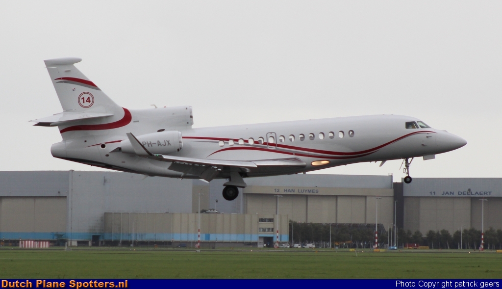 PH-AJX Dassault Falcon 7X Private by patrick geers