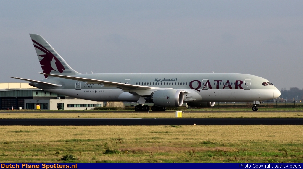 A7-BCQ Boeing 787-8 Dreamliner Qatar Airways by patrick geers