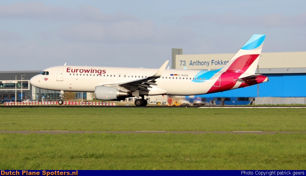 D-AIZQ Airbus A320 Eurowings by patrick geers