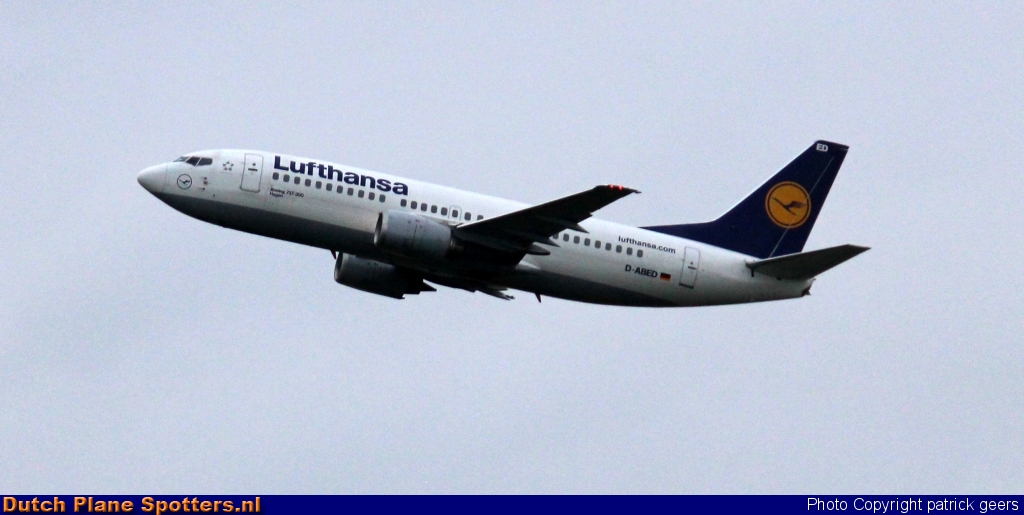 D-ABED Boeing 737-300 Lufthansa by patrick geers