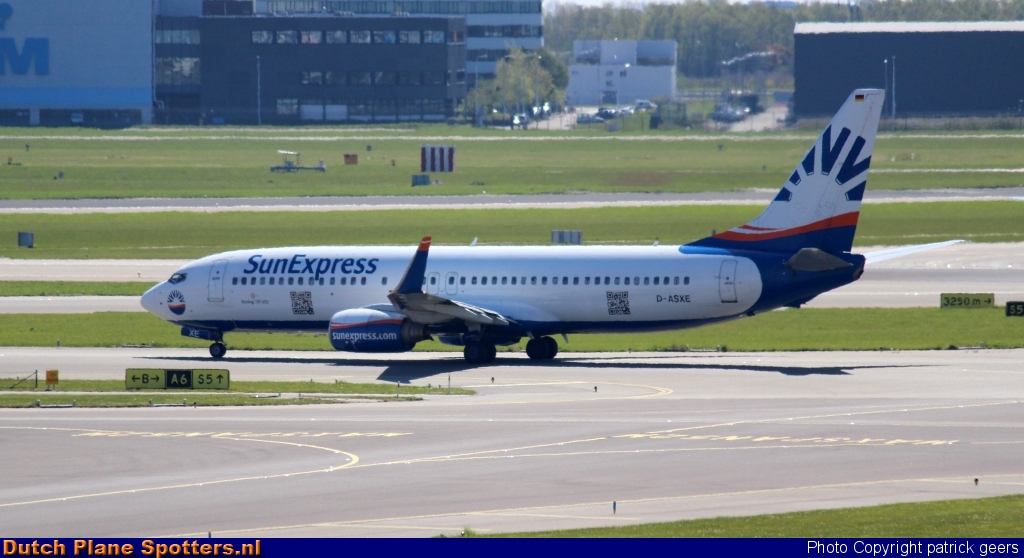 D-ASXE Boeing 737-800 SunExpress Germany by patrick geers