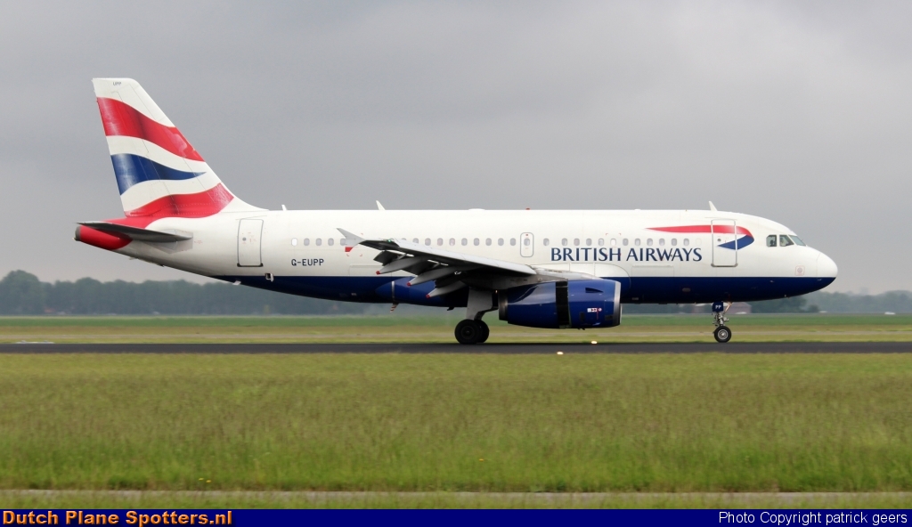 G-EUPP Airbus A319 British Airways by patrick geers