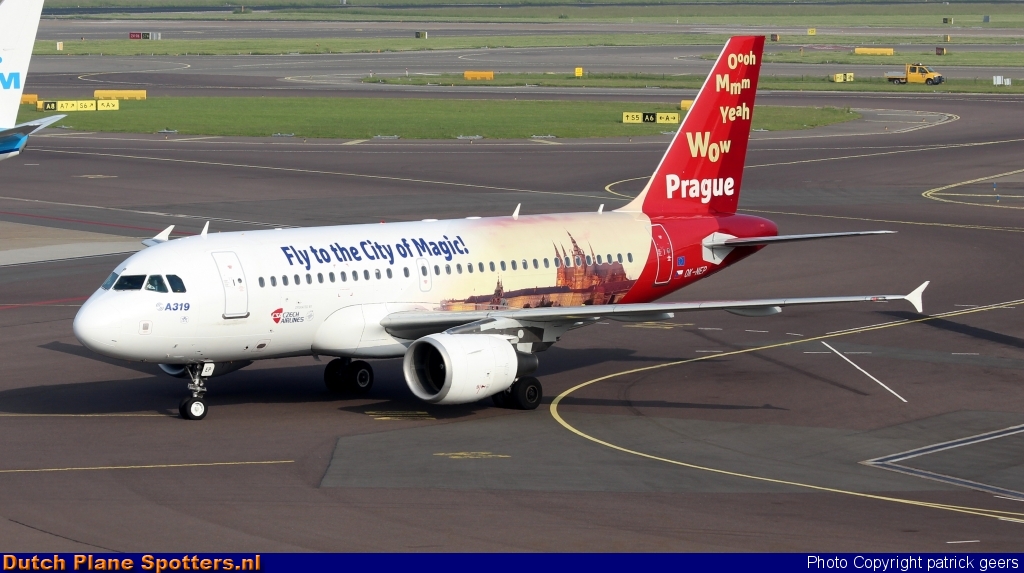 OK-NEP Airbus A319 CSA Czech Airlines by patrick geers