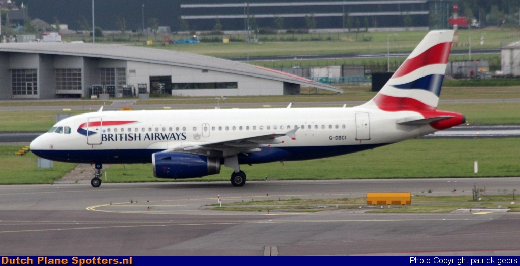 G-DBCI Airbus A319 British Airways by patrick geers