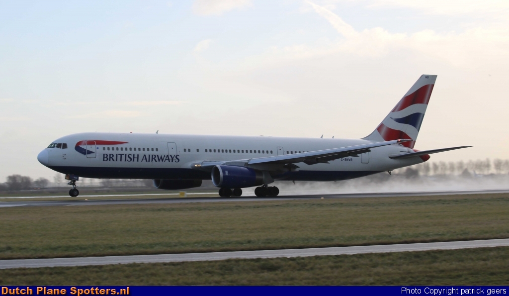 G-BNWB Boeing 767-300 British Airways by patrick geers