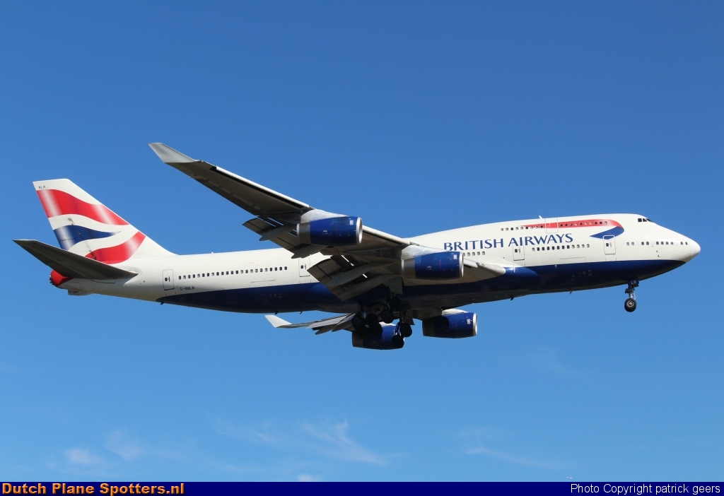 G-BNLN Boeing 747-400 British Airways by patrick geers