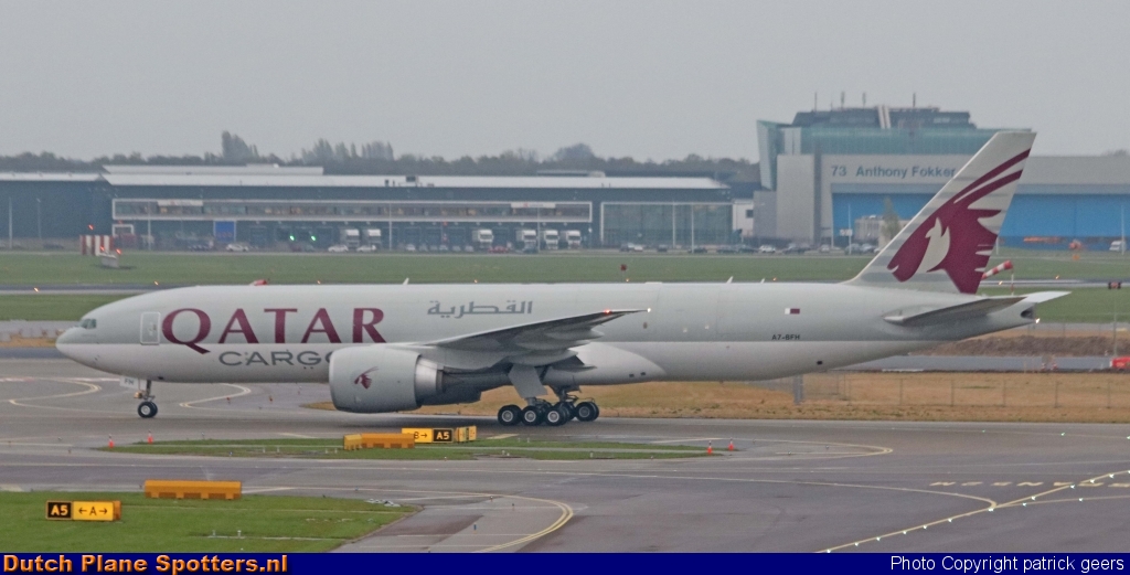 A7-BFH Boeing 777-F Qatar Airways Cargo by patrick geers
