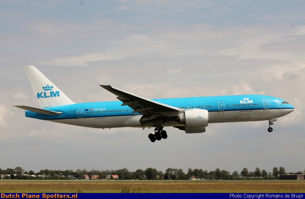 PH-BQP Boeing 777-200 KLM Royal Dutch Airlines by Romano de Bruijn