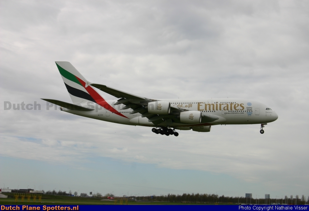 A6-EOA Airbus A380-800 Emirates by Nathalie Visser