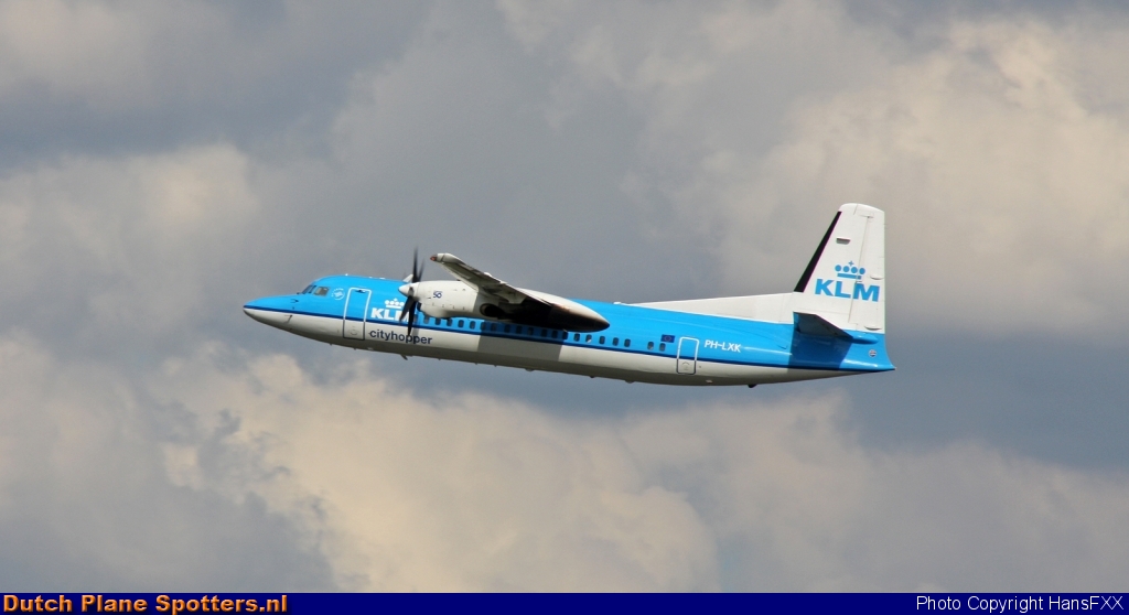 PH-LXK Fokker 50 KLM Cityhopper by HansFXX