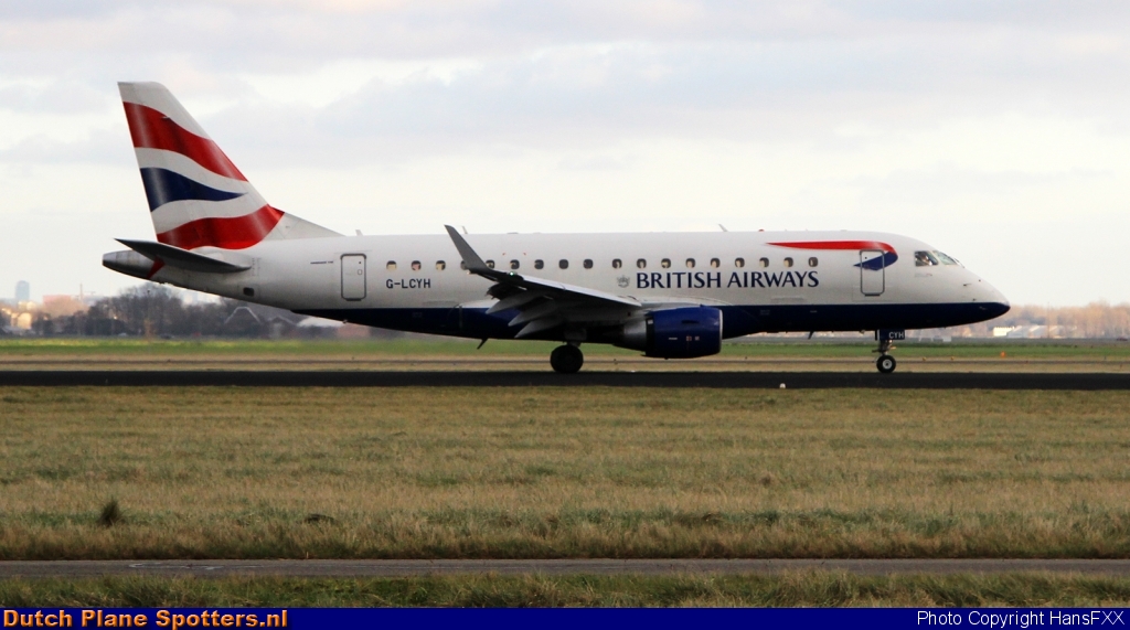 G-LCYH Embraer 170 BA CityFlyer (British Airways) by HansFXX