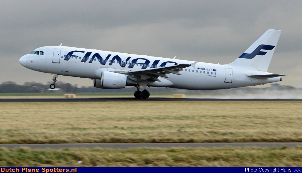 OH-LXK Airbus A320 Finnair by HansFXX