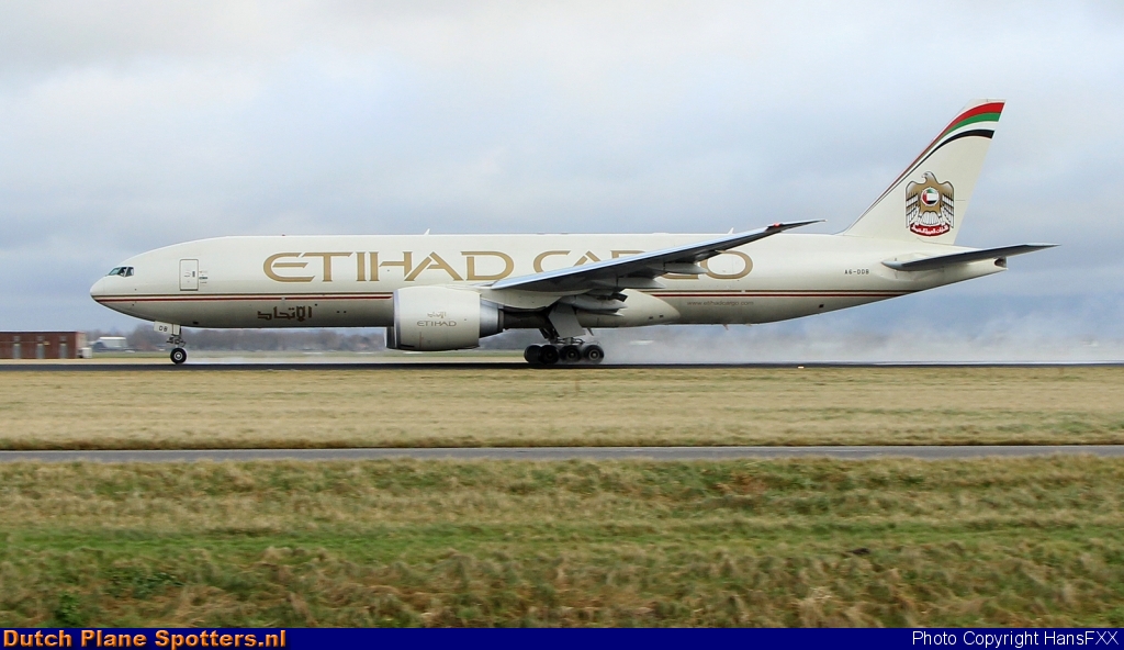 A6-DDB Boeing 777-F Etihad Cargo by HansFXX