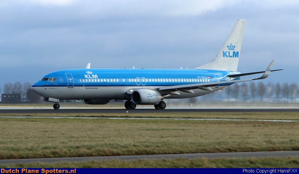 PH-BCA Boeing 737-800 KLM Royal Dutch Airlines by HansFXX