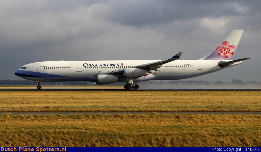 B-18801 Airbus A340-300 China Airlines by HansFXX