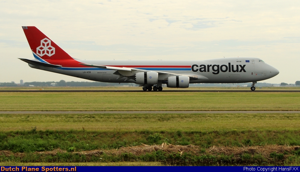LX-VCB Boeing 747-8 Cargolux by HansFXX
