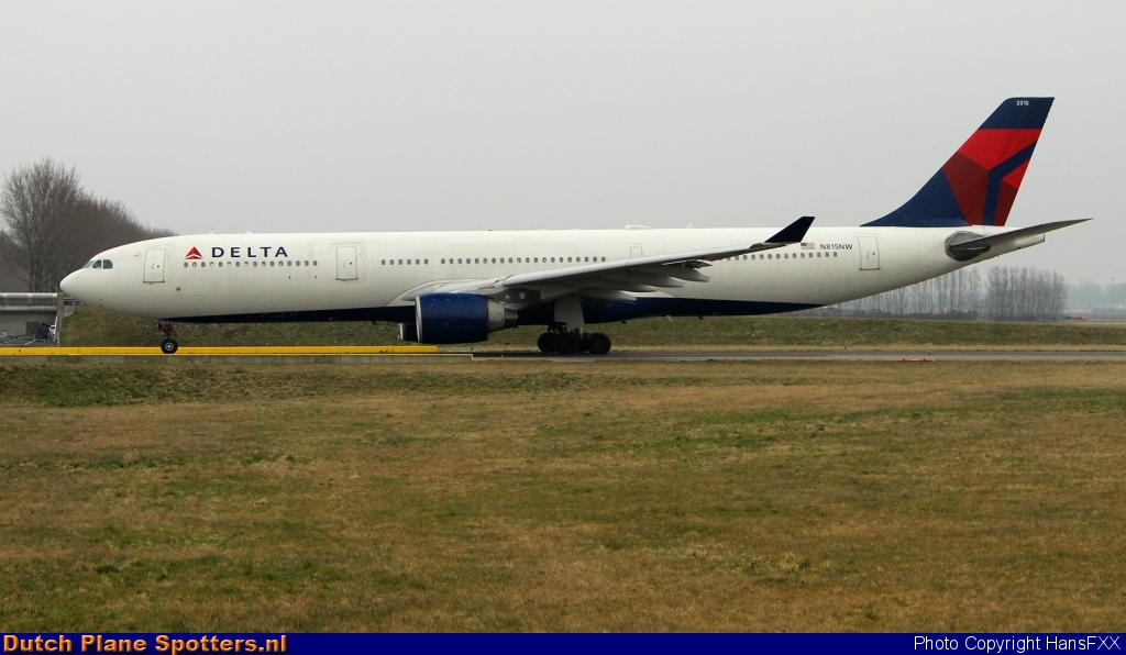 N815NW Airbus A330-300 Delta Airlines by HansFXX