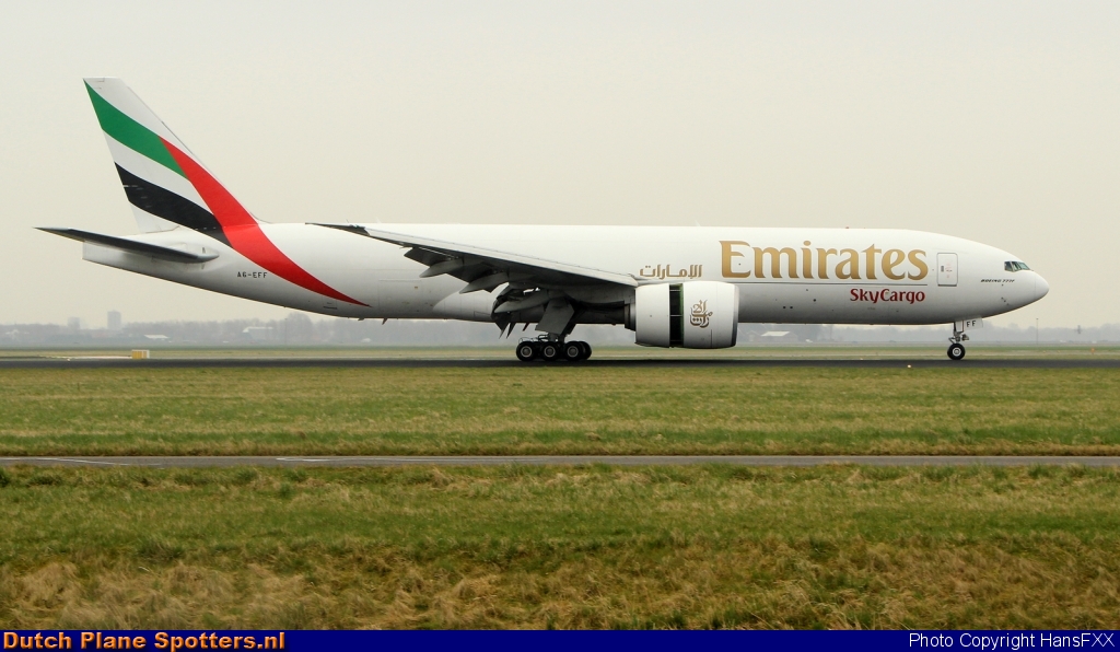 A6-EFF Boeing 777-F Emirates Sky Cargo by HansFXX