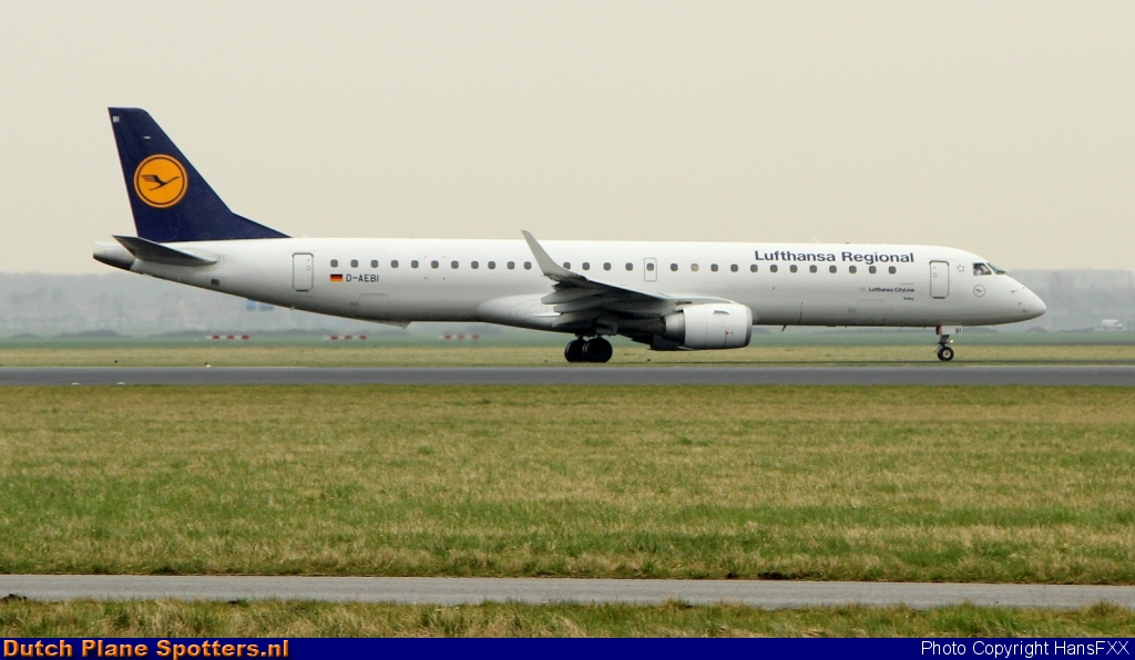 D-AEBI Embraer 195 CityLine (Lufthansa Regional) by HansFXX