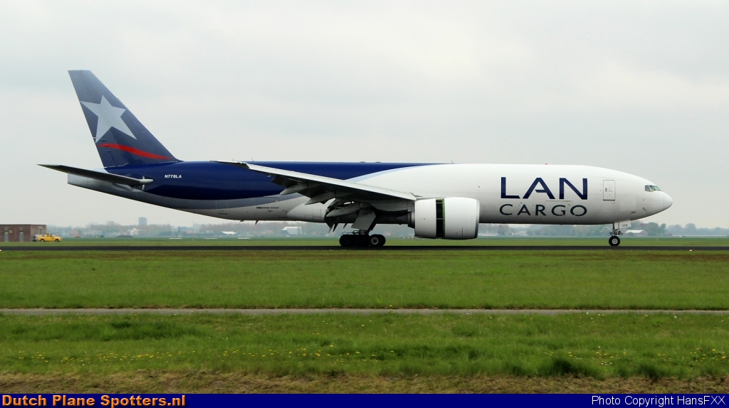 N778LA Boeing 777-F LAN Cargo by HansFXX