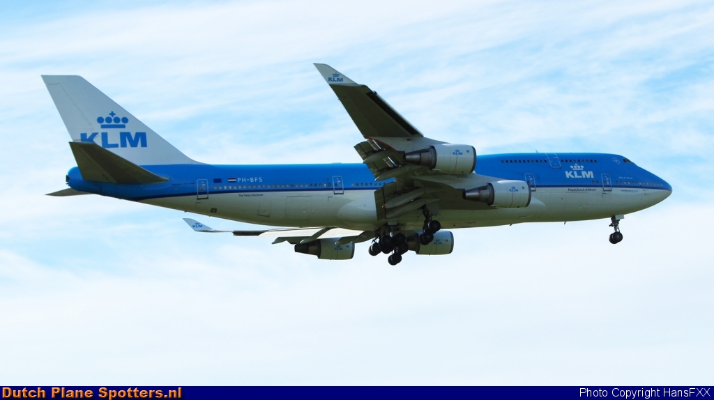 PH-BFS Boeing 747-400 KLM Royal Dutch Airlines by HansFXX
