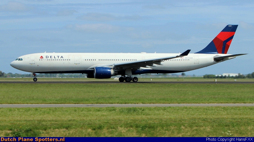 N820NW Airbus A330-300 Delta Airlines by HansFXX