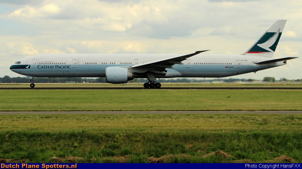 B-KQB Boeing 777-300 Cathay Pacific by HansFXX
