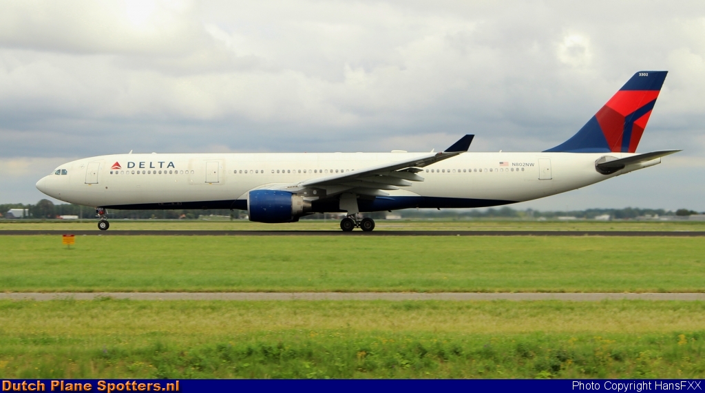 N802NW Airbus A330-300 Delta Airlines by HansFXX