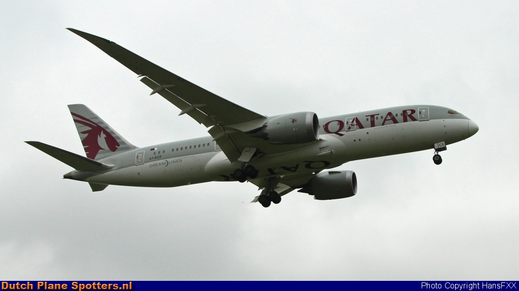 A7-BCE Boeing 787-8 Dreamliner Qatar Airways by HansFXX