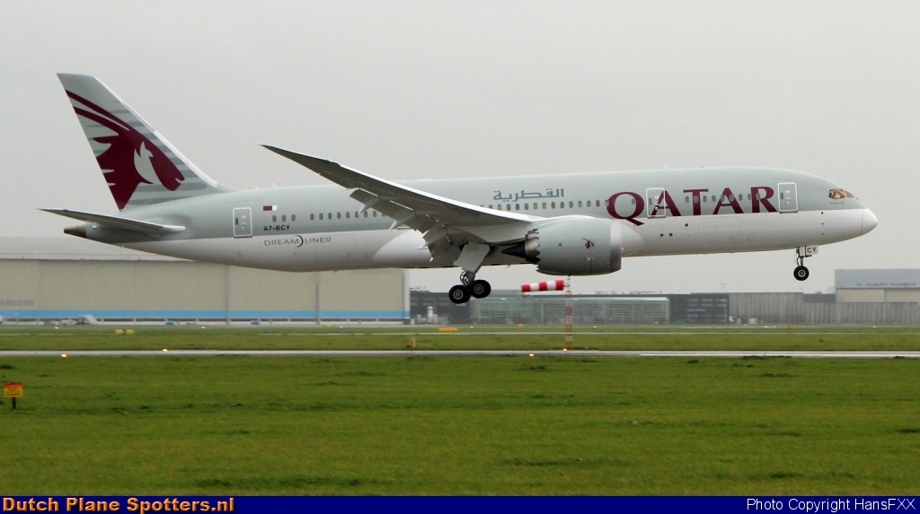 A7-BCY Boeing 787-8 Dreamliner Qatar Airways by HansFXX